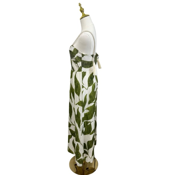 Antonio Melani M.G. Style Finley Linen Blend Sweetheart Neck Maxi Dress NWT $249 - Picture 5 of 16